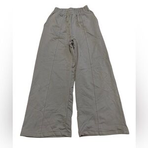 REFRESH Wide Leg Trousers Sweatpants Size S | Grey/Blue Slate